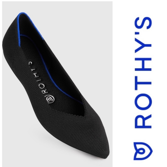 Rothy's Shoes - Rothy's The Point Black Size 9 Authentic with Insoles